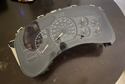 2000-2002 Chevy GMC Pickup & Truck Dash Instrument Gauge Cluster Assembly MPH OE