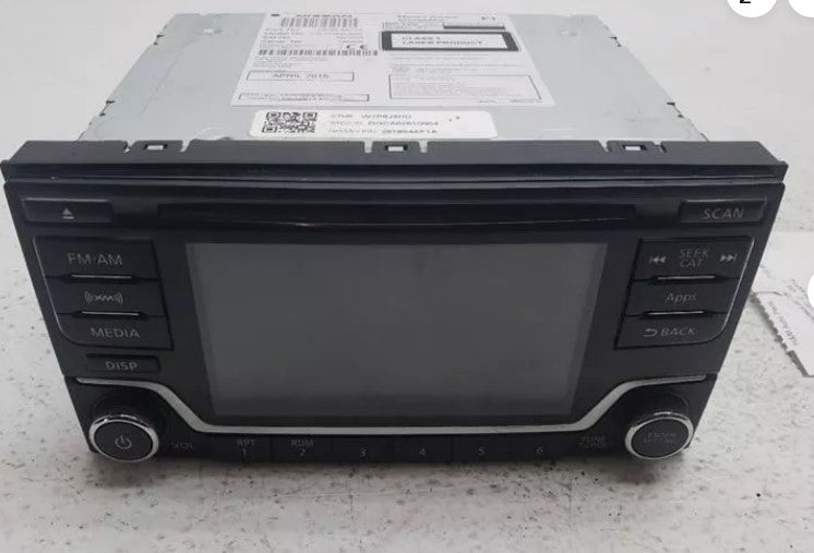 2016 Nissan Sentra Audio Equipment Radio Receiver Am-fm-stereo-cd WARRANTY