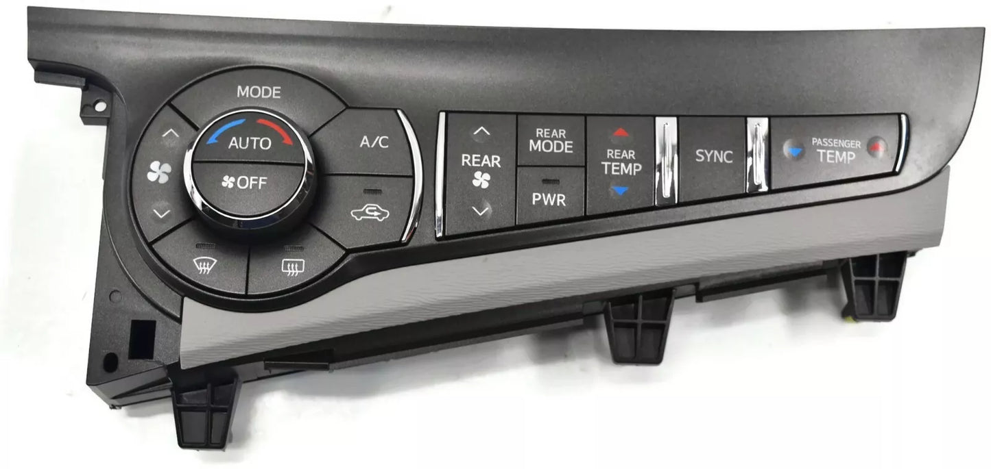 2011-2014 TOYOTA SIENNA AUTO A/C HEATER CLIMATE CONTROL UNIT