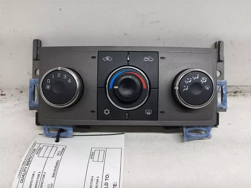 Temperature Control Manual Control Opt C60 Fits 2007-2009 Saturn AURA